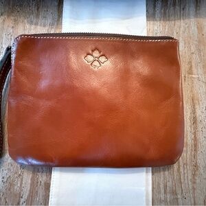 Patricia Nash leather wristlet purse. Hold your essentials in a small cute way!